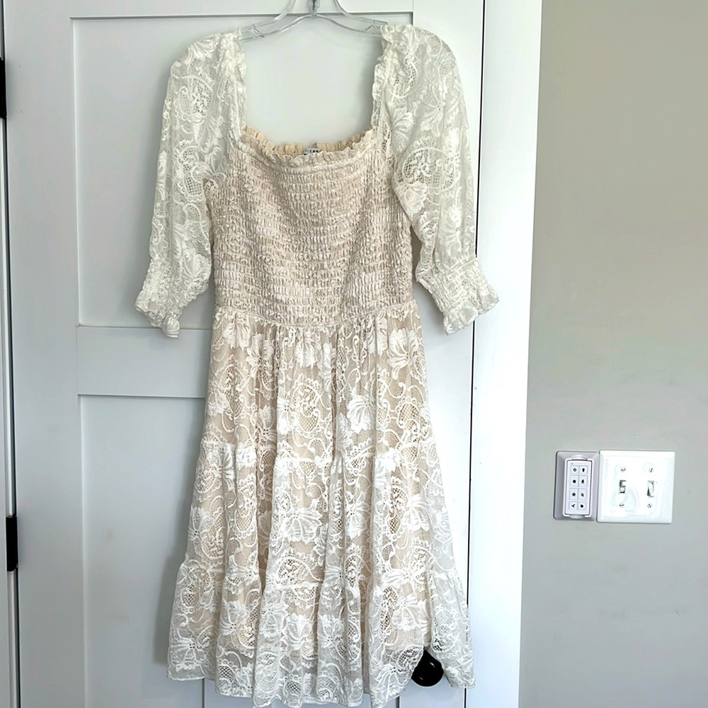 Baltic born smocked dress large